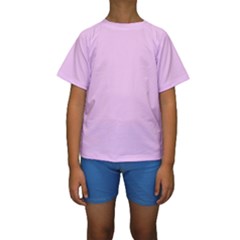 Soft Pink Kids  Short Sleeve Swimwear by snowwhitegirl