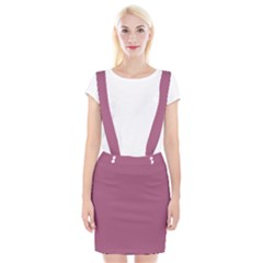 Rose Grey Braces Suspender Skirt by snowwhitegirl
