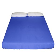 Lake Blue Fitted Sheet (king Size) by snowwhitegirl
