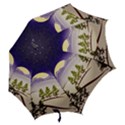 Background Christmas Snow Figure Hook Handle Umbrellas (Medium) View2