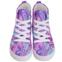 Abstract Art Texture Form Pattern Kid s Hi-Top Skate Sneakers View1