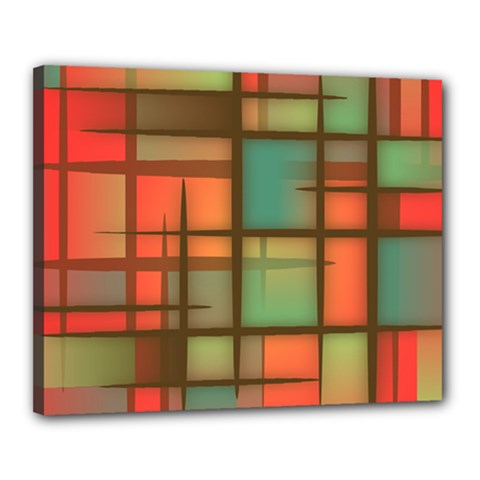 Background Abstract Colorful Canvas 20  X 16  by Nexatart