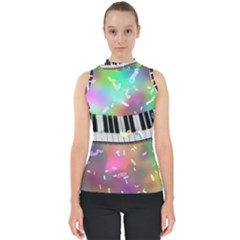 Piano Keys Music Colorful 3d Shell Top by Nexatart