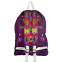 Abstract Bright Colorful Background Foldable Lightweight Backpack View2