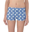 Daisy Dots Blue Boyleg Bikini Bottoms View1