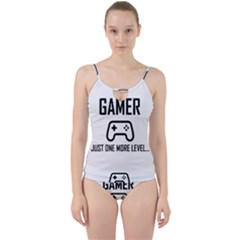 Gamer Cut Out Top Tankini Set by Valentinaart