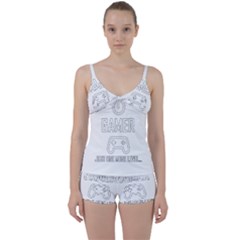 Gamer Tie Front Two Piece Tankini by Valentinaart
