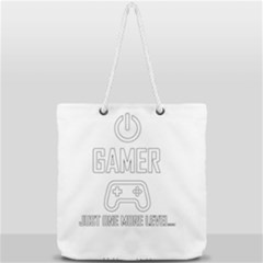 Gamer Full Print Rope Handle Tote (large) by Valentinaart