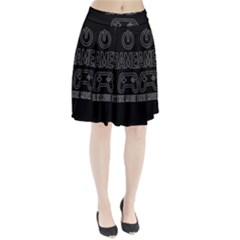Gamer Pleated Skirt by Valentinaart