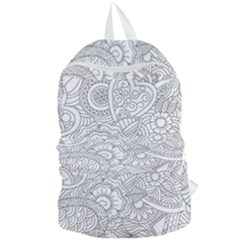 Ornament Vector Retro Foldable Lightweight Backpack by Nexatart