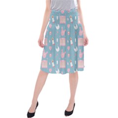 Baby Pattern Midi Beach Skirt by snowwhitegirl