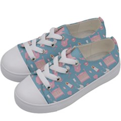 Baby Pattern Kids  Low Top Canvas Sneakers by snowwhitegirl