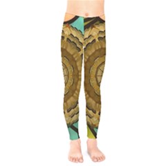 Kaleidoscope Dream Illusion Kids  Legging by Nexatart