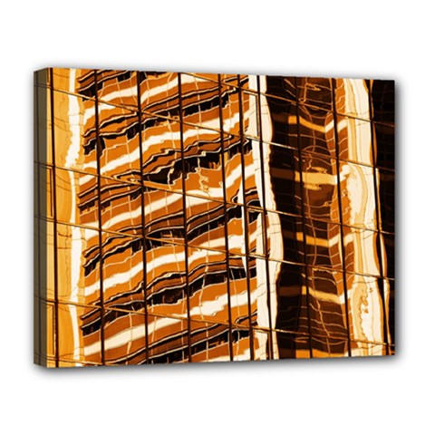 Abstract Architecture Background Canvas 14  X 11  by Nexatart