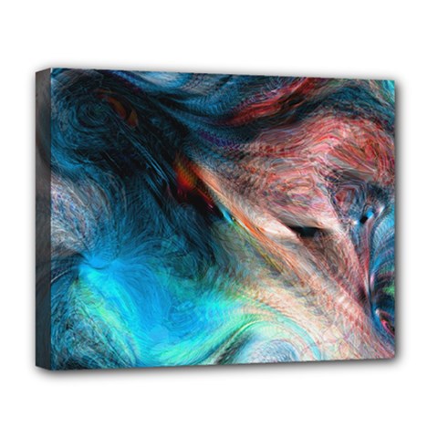 Background Art Abstract Watercolor Deluxe Canvas 20  X 16   by Nexatart