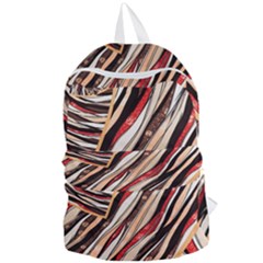 Fabric Texture Color Pattern Foldable Lightweight Backpack by Nexatart
