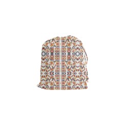 Multicolored Geometric Pattern  Drawstring Pouches (xs)  by dflcprints