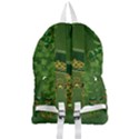 Happy st. patrick s day with clover Foldable Lightweight Backpack View2