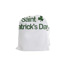  St  Patricks Day  Drawstring Pouches (medium)  by Valentinaart