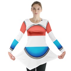 Luxembourg Nation Country Red Long Sleeve Tunic  by Nexatart