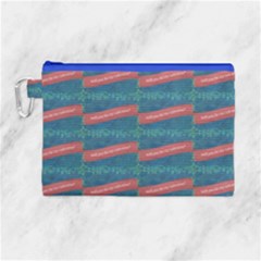 Valentine Day Pattern Canvas Cosmetic Bag (large) by dflcprints