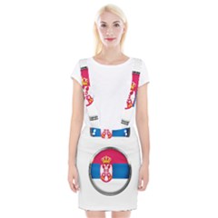 Serbia Flag Icon Europe National Braces Suspender Skirt by Nexatart