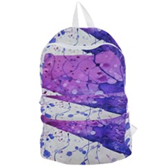 Art Painting Abstract Spots Foldable Lightweight Backpack by Nexatart