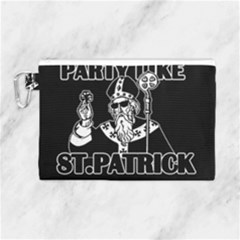  St  Patricks Day  Canvas Cosmetic Bag (large) by Valentinaart