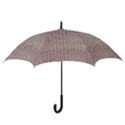 Knitted Wool Pink Light Hook Handle Umbrellas (Medium) View3