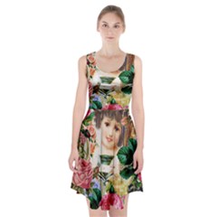 Little Girl Victorian Collage Racerback Midi Dress by snowwhitegirl
