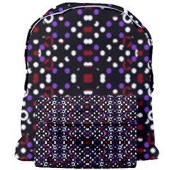 Futuristic Geometric Pattern Giant Full Print Backpack by dflcprints