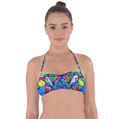 Heart Cakra - Anahata - Halter Bandeau Bikini Top by tealswan