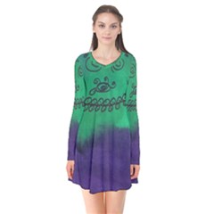 Smiling Mountain Flare Dress by snowwhitegirl