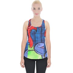 Hair Dryer Jelly Fish Piece Up Tank Top by snowwhitegirl