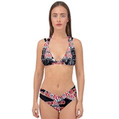 Moscow Double Strap Halter Bikini Set by Valentinaart