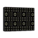 Dark Ethnic Stars Motif Pattern Deluxe Canvas 16  x 12   View1
