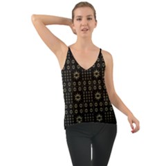 Dark Ethnic Stars Motif Pattern Cami by dflcprints