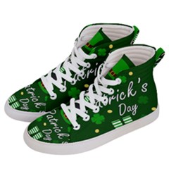 St Patricks Leprechaun Women s Hi-top Skate Sneakers by Valentinaart