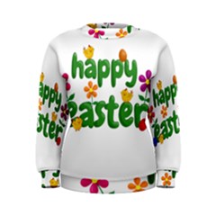 Happy Easter Women s Sweatshirt by Valentinaart