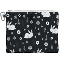 Easter Bunny  Canvas Cosmetic Bag (xxxl) by Valentinaart