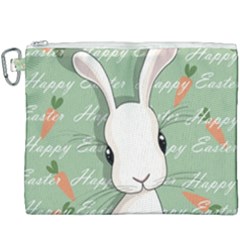 Easter Bunny  Canvas Cosmetic Bag (xxxl) by Valentinaart