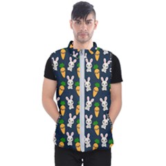 Easter Kawaii Pattern Men s Puffer Vest by Valentinaart