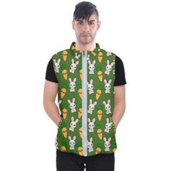 Easter Kawaii Pattern Men s Puffer Vest by Valentinaart