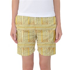 Wood Texture Grain Light Oak Women s Basketball Shorts by Nexatart
