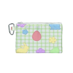 Easter Patches  Canvas Cosmetic Bag (small) by Valentinaart