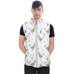 Easter Pattern Men s Puffer Vest by Valentinaart