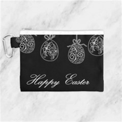 Easter Eggs Canvas Cosmetic Bag (medium) by Valentinaart