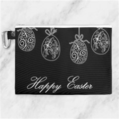Easter Eggs Canvas Cosmetic Bag (xl) by Valentinaart