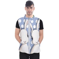 Easter Bunny  Men s Puffer Vest by Valentinaart