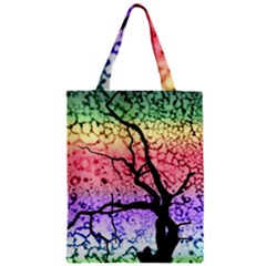 Yggdrasil Zipper Classic Tote Bag by greenthanet